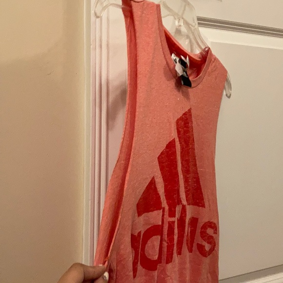 Pink Adidas Muscle Tank - Picture 3 of 4